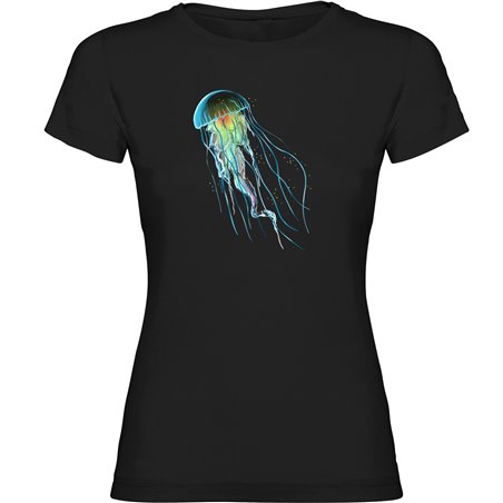 T Shirt Plongee Jellyfish Manche Courte Femme
