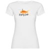 T Shirt Fiske Flying Fish Kortarmad Kvinna