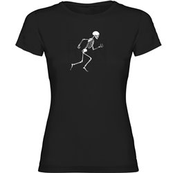 Camiseta Running Run to the Death Manga Corta Mujer