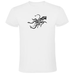 T Shirt Immersione Squid Tribal Manica Corta Uomo