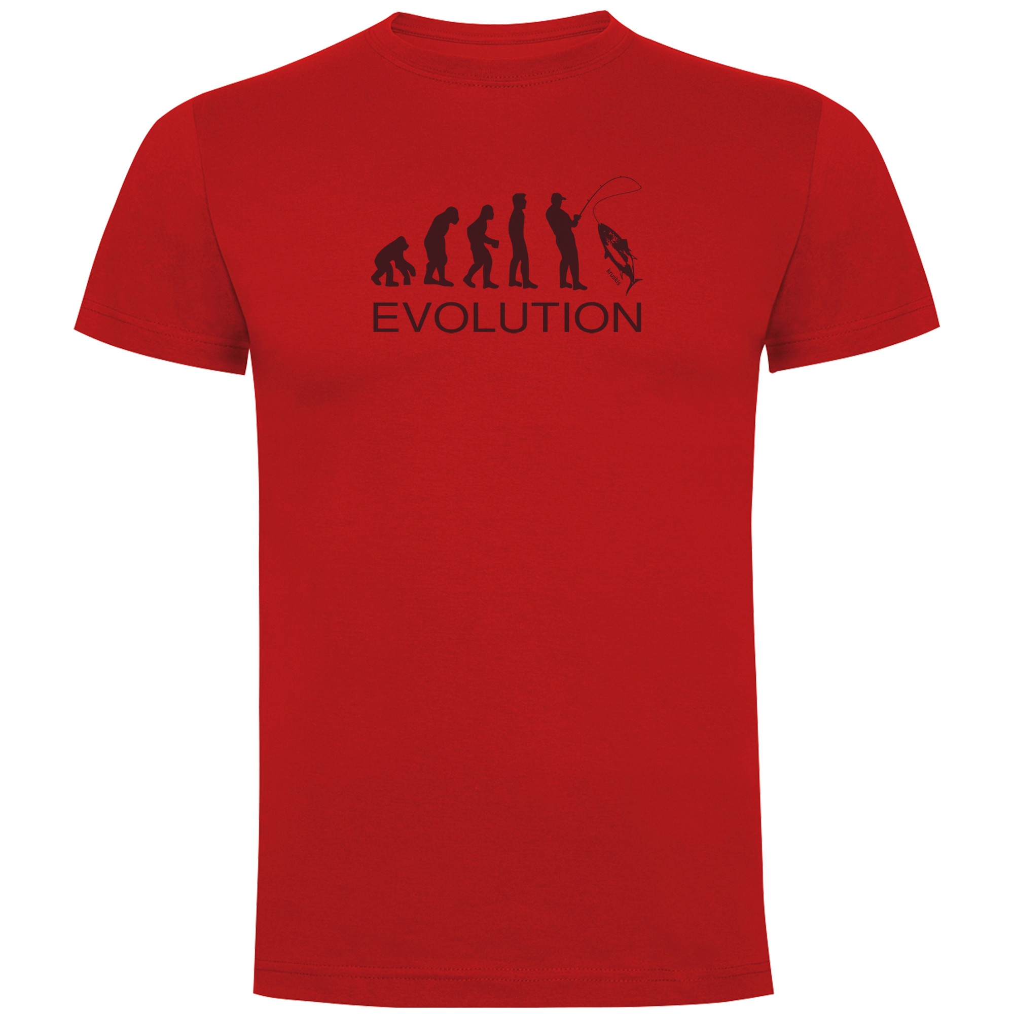 T Shirt Peche Evolution by Anglers Manche Courte Homme