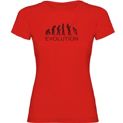 T Shirt Fishing Evolution by Anglers Short Sleeves Woman