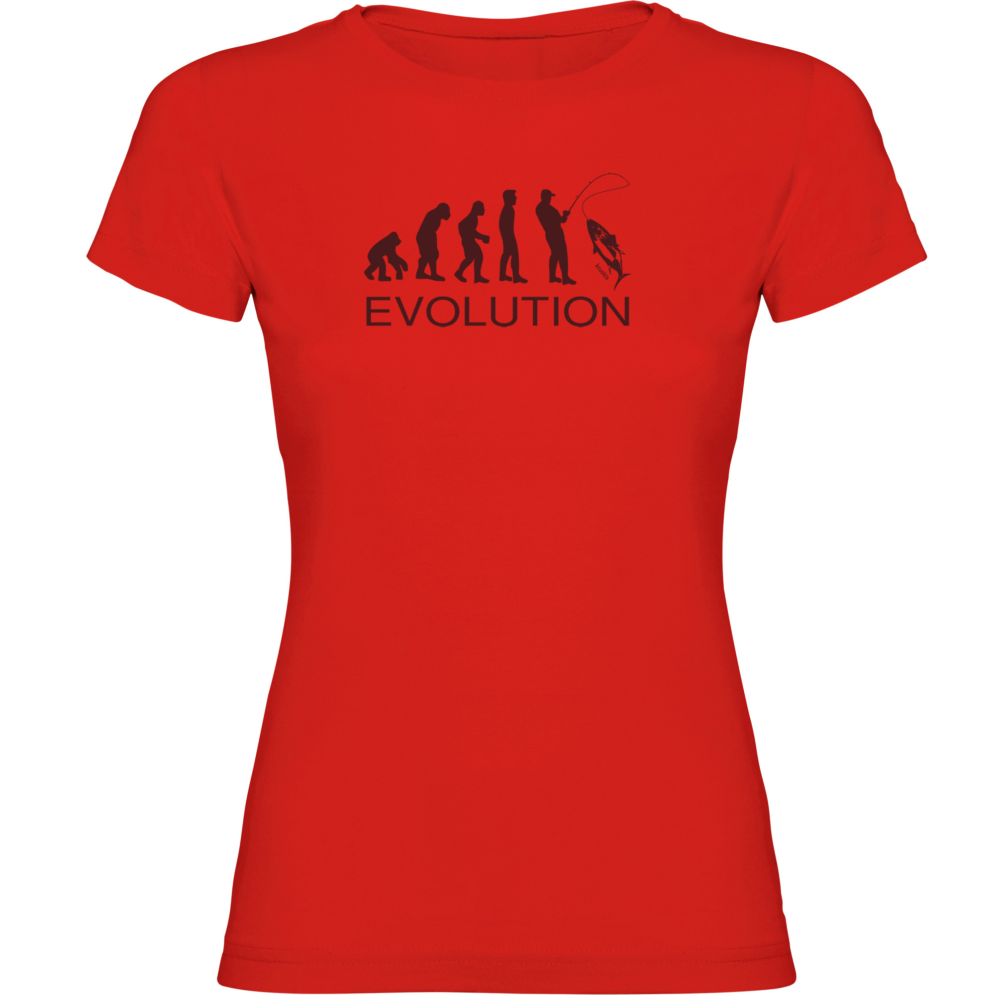 Camiseta Pesca Evolution by Anglers Manga Corta Mujer