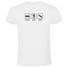 T Shirt Plongee Sleep Eat And Dive Manche Courte Homme