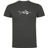 T Shirt Nurkowanie Shark Tribal Krotki Rekaw Czlowiek