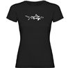 T Shirt Diving Shark Tribal Short Sleeves Woman