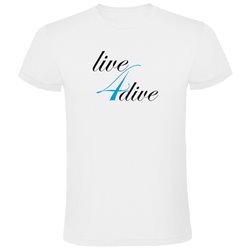 T Shirt Dykning Live 4 Dive Kortarmad Man