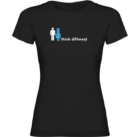T Shirt Diving Think Different Short Sleeves Woman