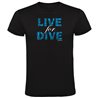 Camiseta Buceo Live For Dive Manga Corta Hombre