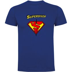 T Shirt Duiken Super Diver Korte Mouwen Man