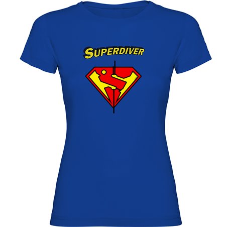 T Shirt Diving Super Diver Short Sleeves Woman