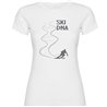 T Shirt Aka skidor Ski DNA Kortarmad Kvinna