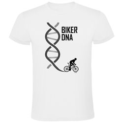 T Shirt Jazda rowerem Biker DNA Krotki Rekaw Czlowiek
