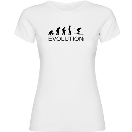 T Shirt Ski Evolution Ski Zurzarm Frau