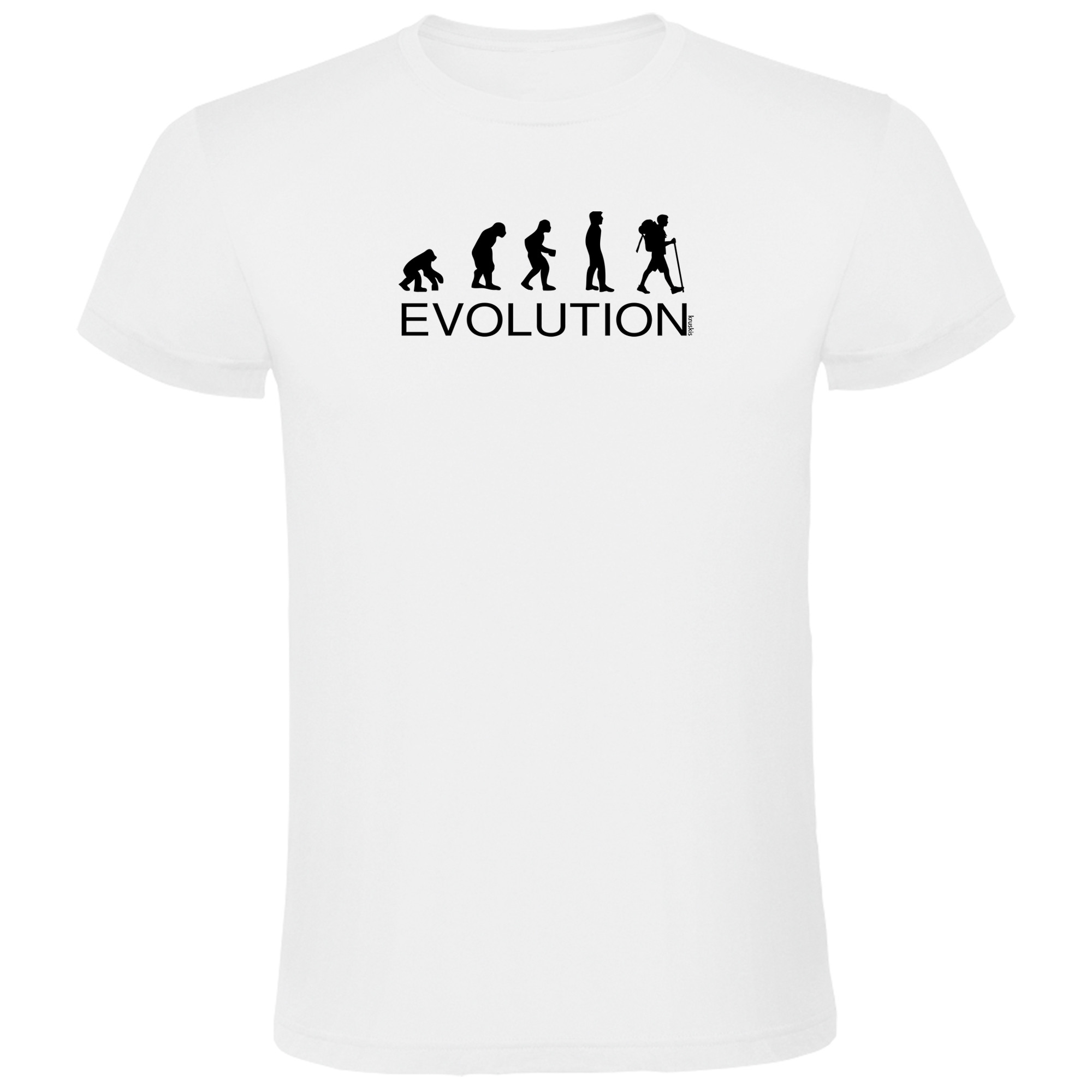 T Shirt Vandring Evolution Hiking Kortarmad Man