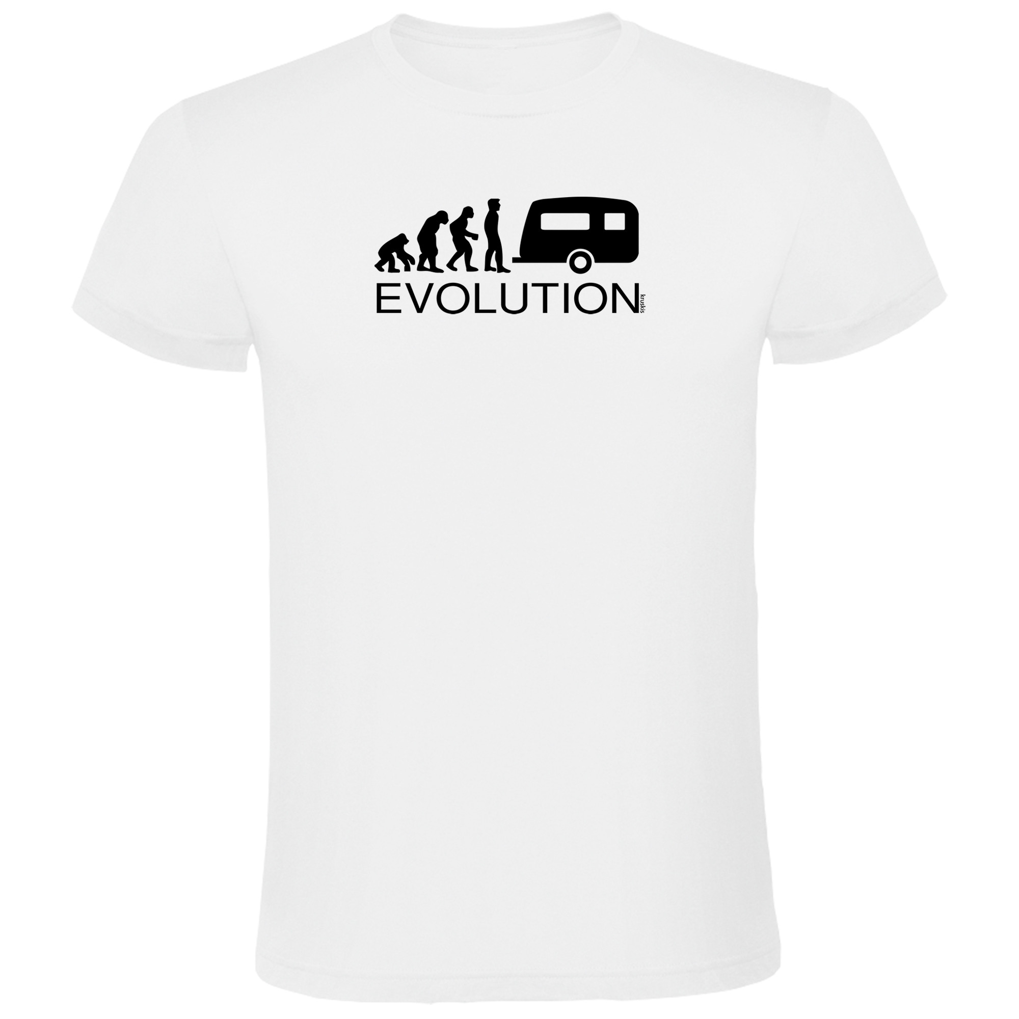 Camiseta Montanismo Evolution Caravanning Manga Corta Hombre