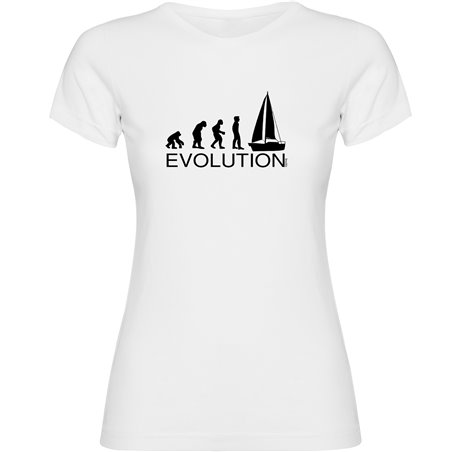 T Shirt Nautisch Evolution Sail Zurzarm Frau