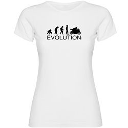 T Shirt Motorrad Evolution Motard Zurzarm Frau