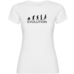 T Shirt Lopning Evolution Running Kortarmad Kvinna