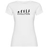 T Shirt Lopning Evolution Running Kortarmad Kvinna