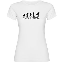T Shirt Football Futbol Evolution Goal Manche Courte Femme