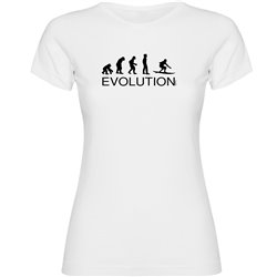 T Shirt Surfen Evolution Surf Korte Mouwen Vrouw