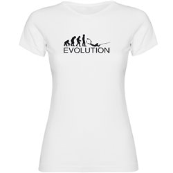 T Shirt Spjutfiske Evolution Spearfishing Kortarmad Kvinna