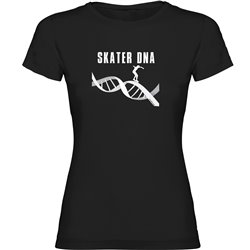 Camiseta Skate Skateboard DNA Manga Corta Mujer