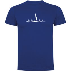 T Shirt Nautical Sailing Heartbeat Short Sleeves Man
