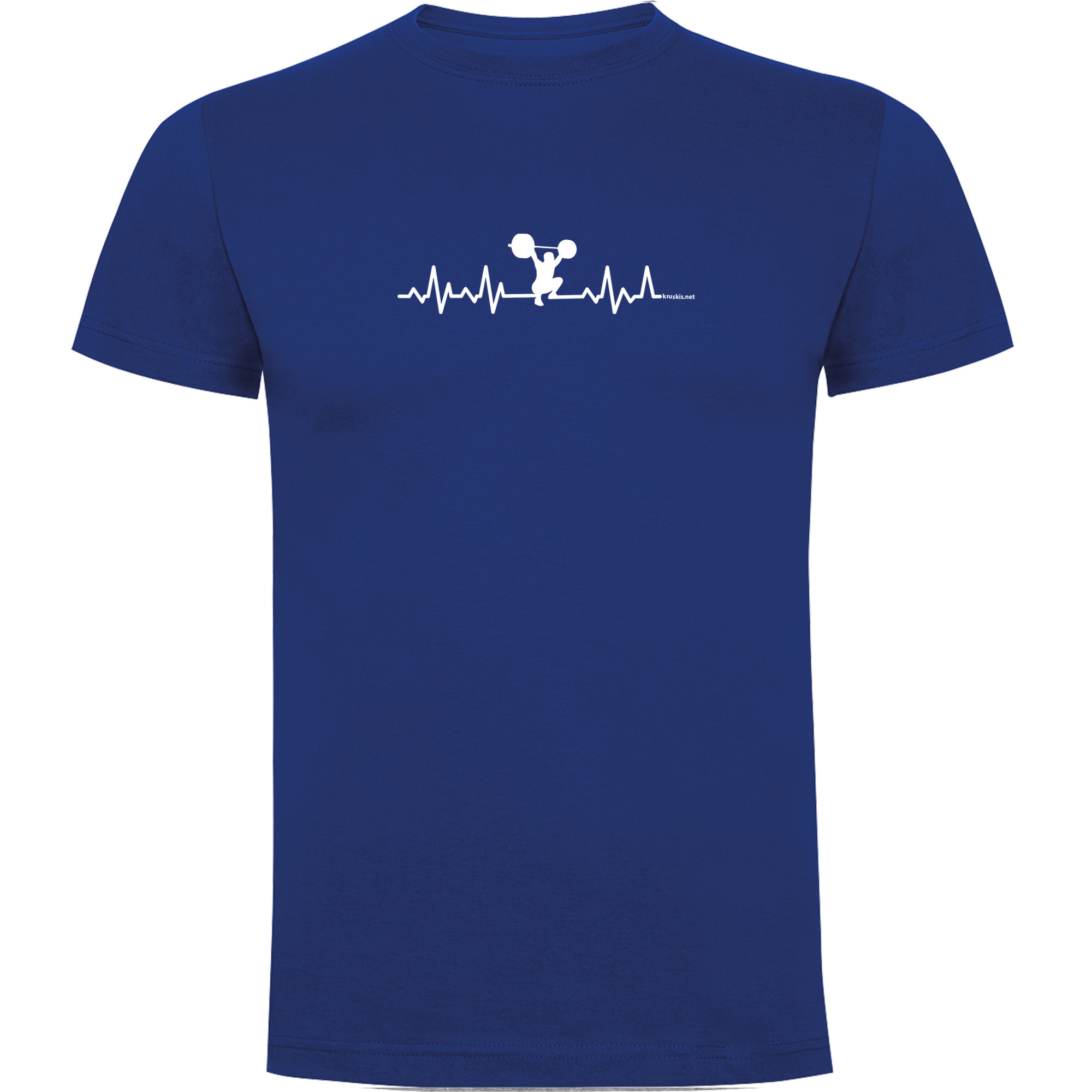 T Shirt Gym Fitness Heartbeat Short Sleeves Man