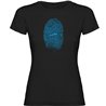 T Shirt Swimming Swimmer Fingerprint Short Sleeves Woman