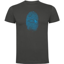 T Shirt Gym Crossfit Fingerprint Kortarmad Man