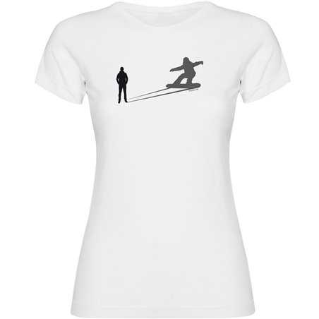 T Shirt Snowboard Shadow Snow Manche Courte Femme