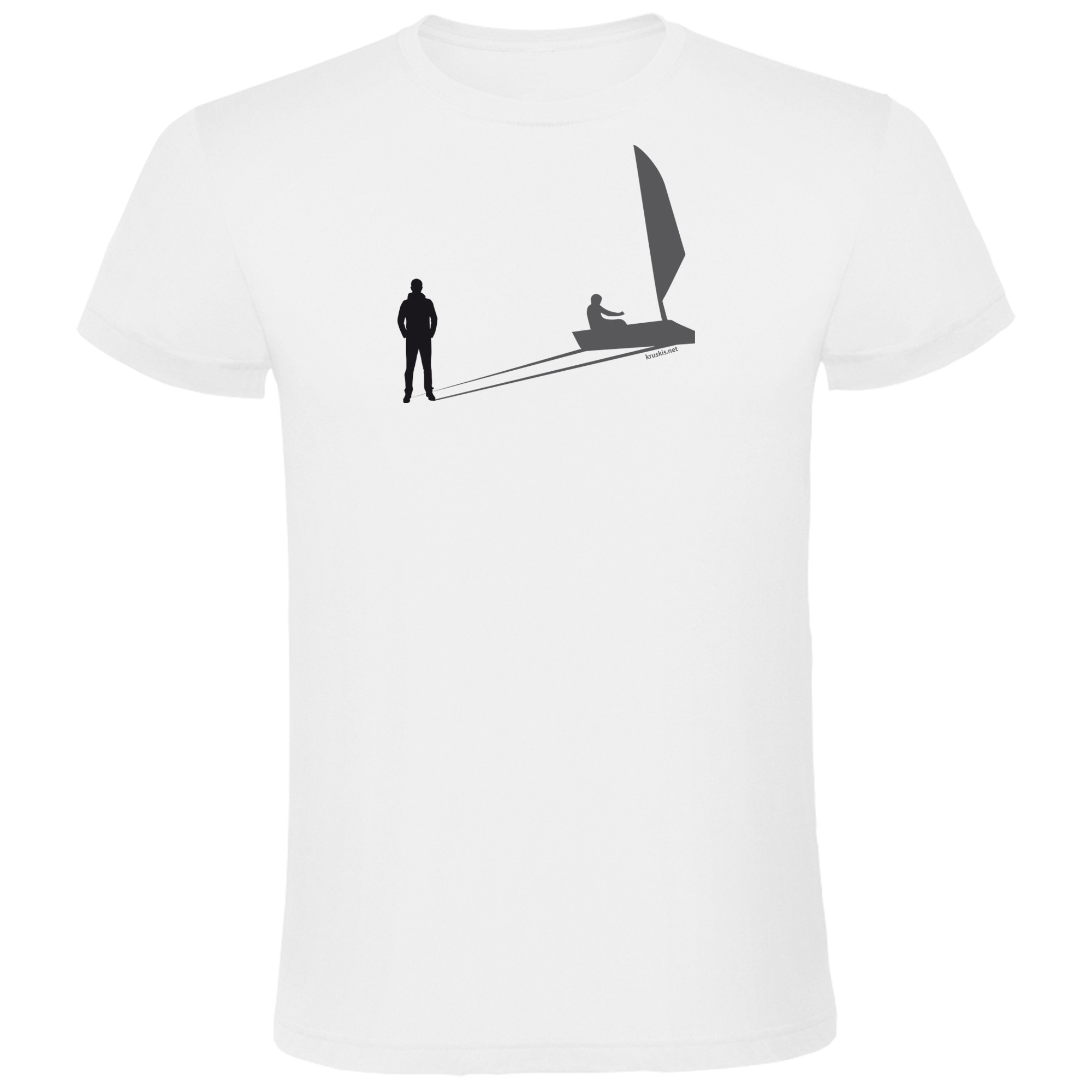 T Shirt Nautisk Shadow Sail Kortarmad Man