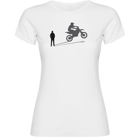 T Shirt Motocross Shadow Motocross Short Sleeves Woman