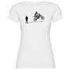 T Shirt Moto Cross Shadow Motocross Zurzarm Frau