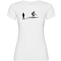 T Shirt Surfa Shadow Surf Kortarmad Kvinna