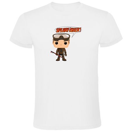 T Shirt Chasse sous marine Chibi Spearfisher Manche Courte Homme