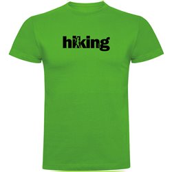 Camiseta Montanismo Word Hiking Manga Corta Hombre