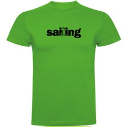 T Shirt Nautico Word Sailing Manica Corta Uomo