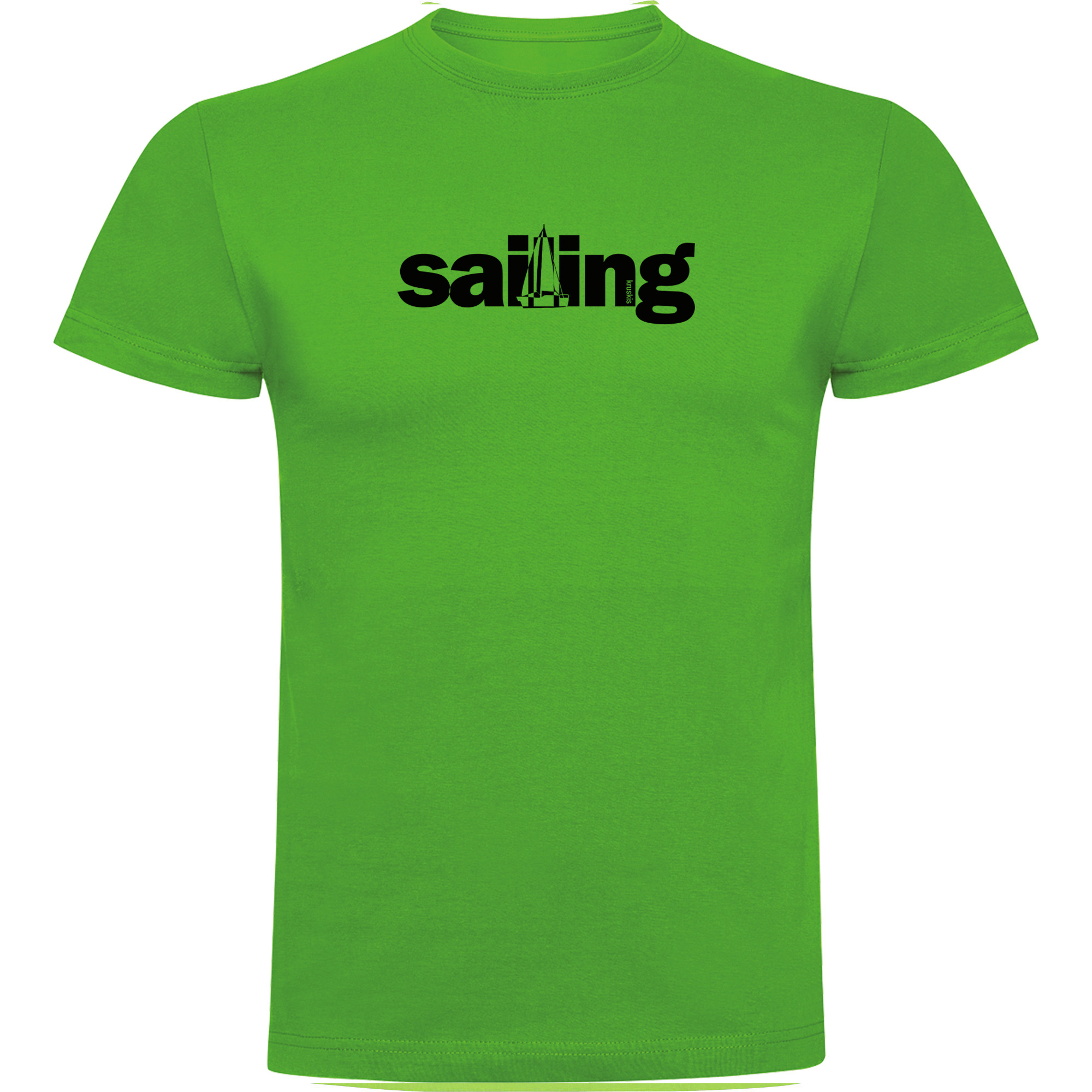 T Shirt Nautical Word Sailing Short Sleeves Man