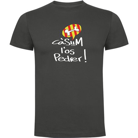 T Shirt Catalogne Casum l´Os Pedrer Manche Courte Homme