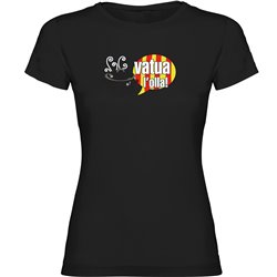 T Shirt Catalonia Vatua l´Olla Short Sleeves Woman