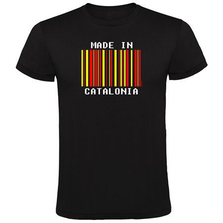T Shirt Catalogna Made in Catalonia Manica Corta Uomo