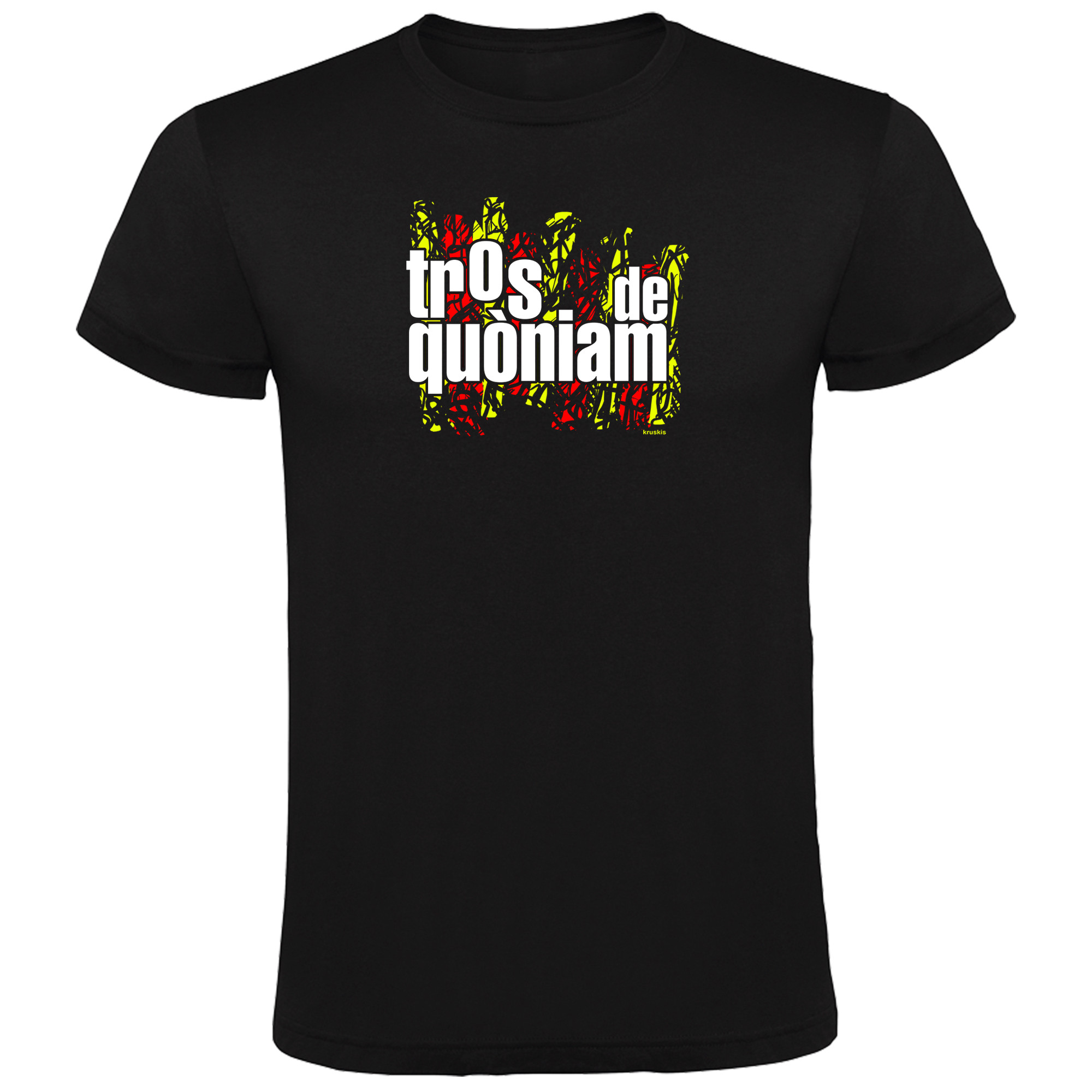 T Shirt Catalogna Tros de Quoniam Manica Corta Uomo