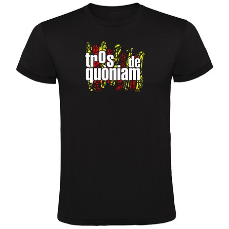 T Shirt Katalonia Tros de Quoniam Krotki Rekaw Czlowiek