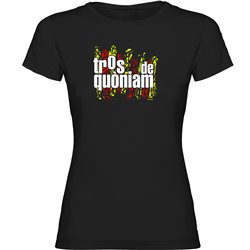 Camiseta Catalunya Tros de Quoniam Manga Corta Mujer