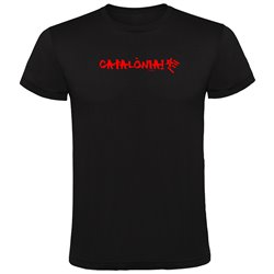 T Shirt Catalogna Catalonia Manica Corta Uomo