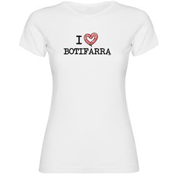 Camiseta Catalunya I Love Botifarra Manga Corta Mujer