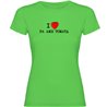 Camiseta Catalunya I Love Pa amb Tomata Manga Corta Mujer